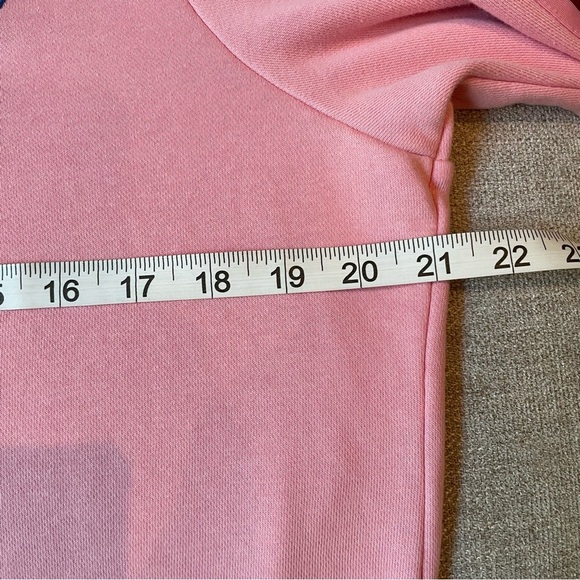 Tommy Hilfiger Bubble Gum Pink Crewneck Tommy French Terry Sweatshirt Casual - Picture 7 of 12
